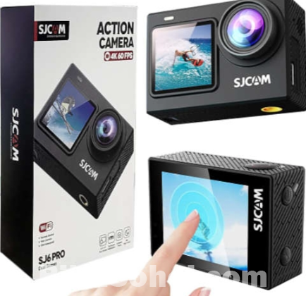 Action Camera 4K 60FPS SJ6 Pro Dual Camera